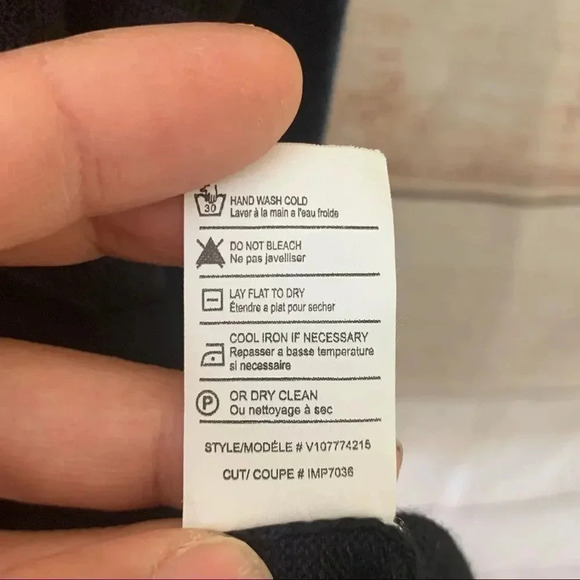 Vince Merino Wool Stripe Drop Shoulder Long Sleeve Sweater Size Medium Boatneck - Picture 7 of 8